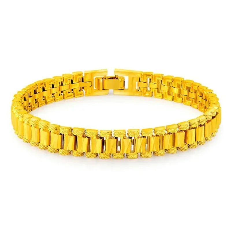 9999 Gold Bracelet Women's 24 K Genuine Gold Bracelet Bracelet Gold Bracelet Women's Adjustable Versatile Gifts