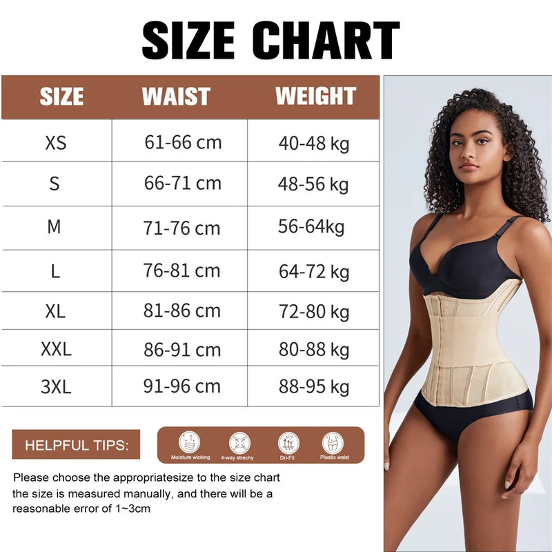 Waist Bandage Wrap Trimmer Belt Hourglass Waist Corset Modeling Strap Tummy Control Flat Belly Slimming Sheath Shapewear Women